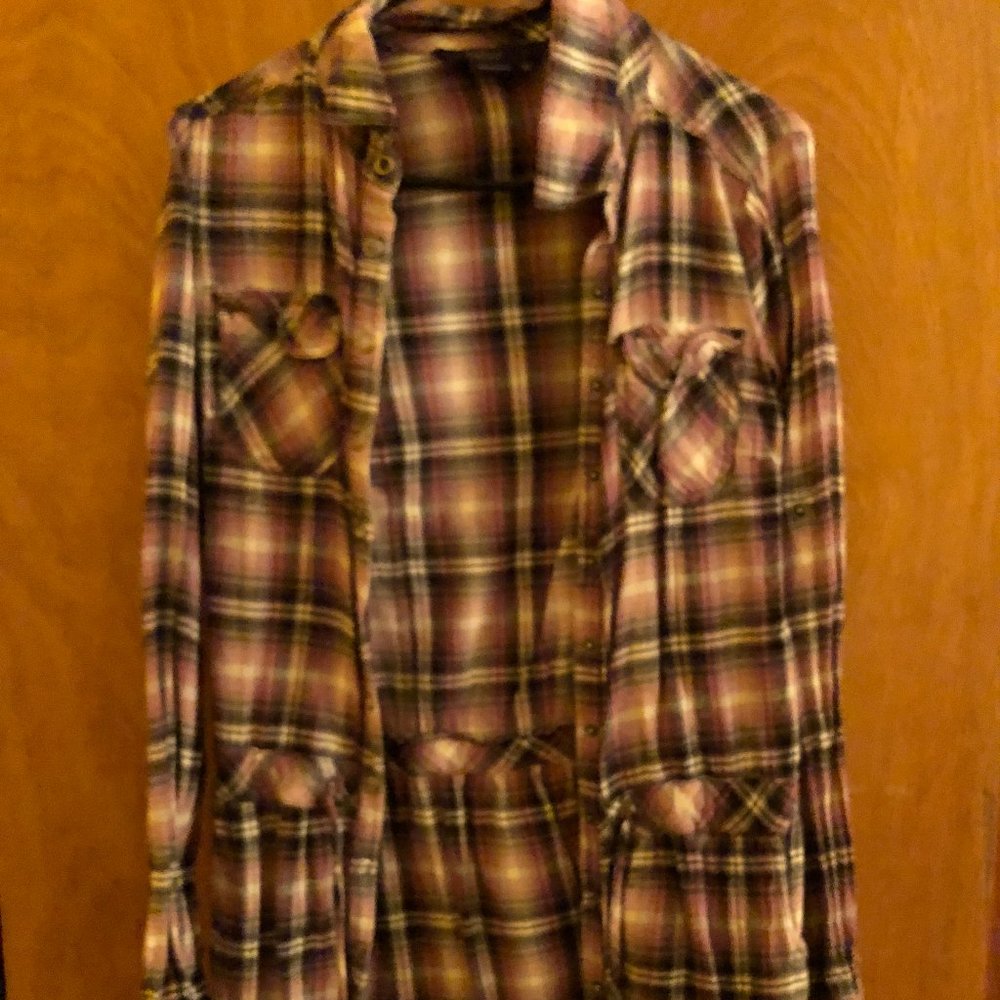 Plaid dress shirt